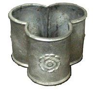 Lead Planter - 3 Panel Flower Herb Planter #LP180 - English Lead Garden Products - Made in CANADA, Planters, Urns, Cisterns, Self-Contained Fountains, Wall Plaques-CUSTOM WORK